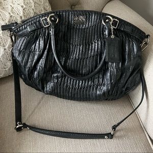 COACH Gathered Leather Lindsey Satchel - GORGEOUS ⭐️⭐️⭐️⭐️⭐️